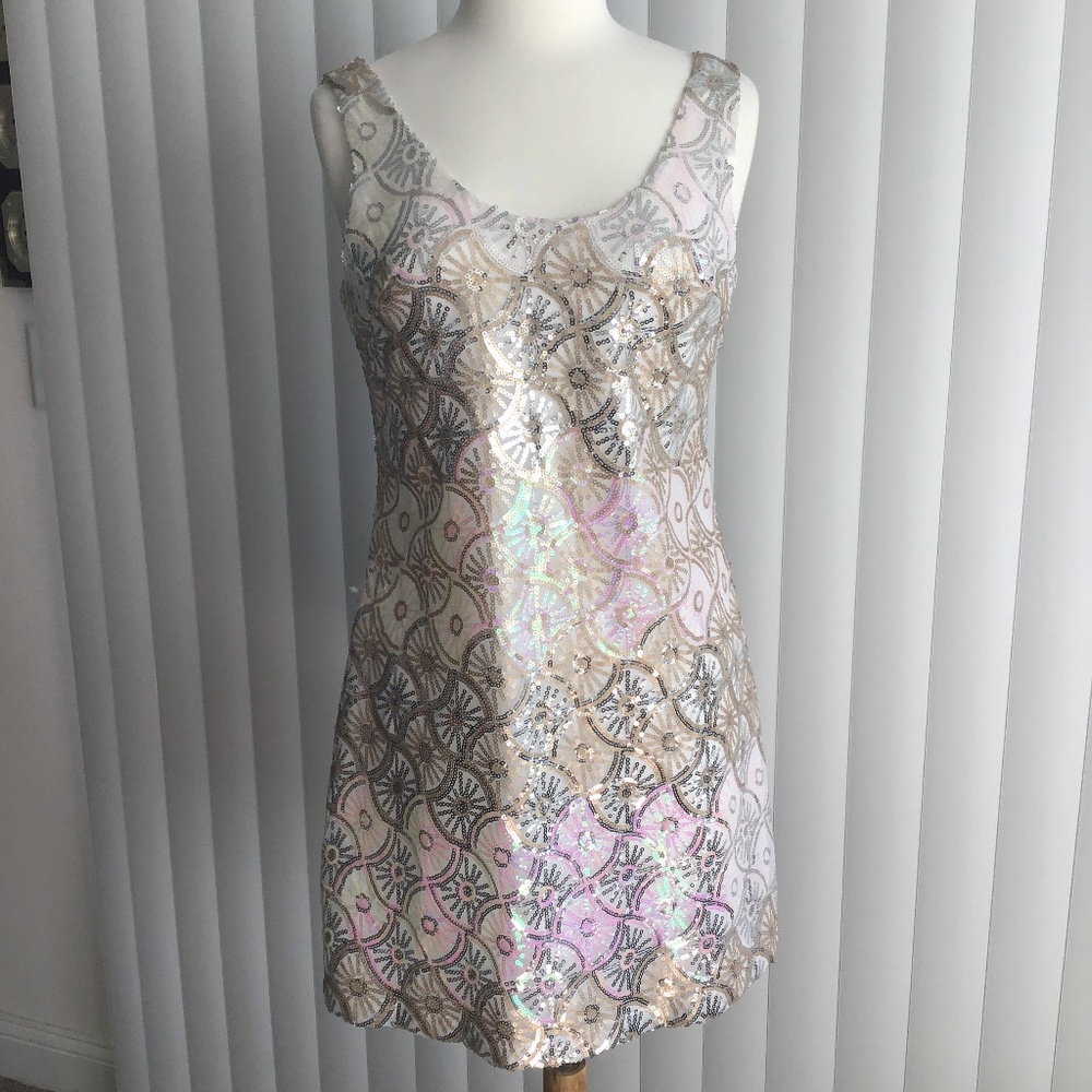 GLAMOROUS Sequence Shift Dress